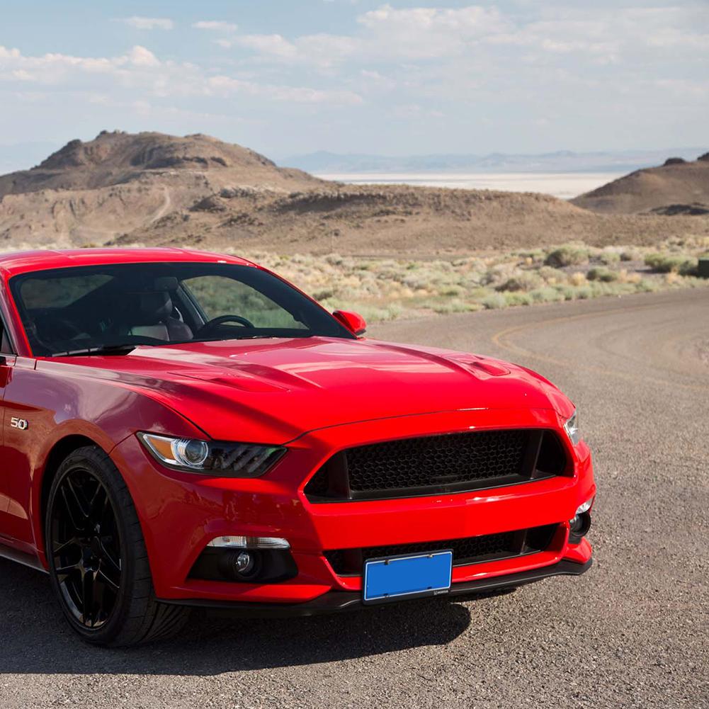 1pc No Drilling Required Front Bumper License Plate Mount Bracket Relocator Holder Kit For Ford Mustang 2015-2023 Car Accessories