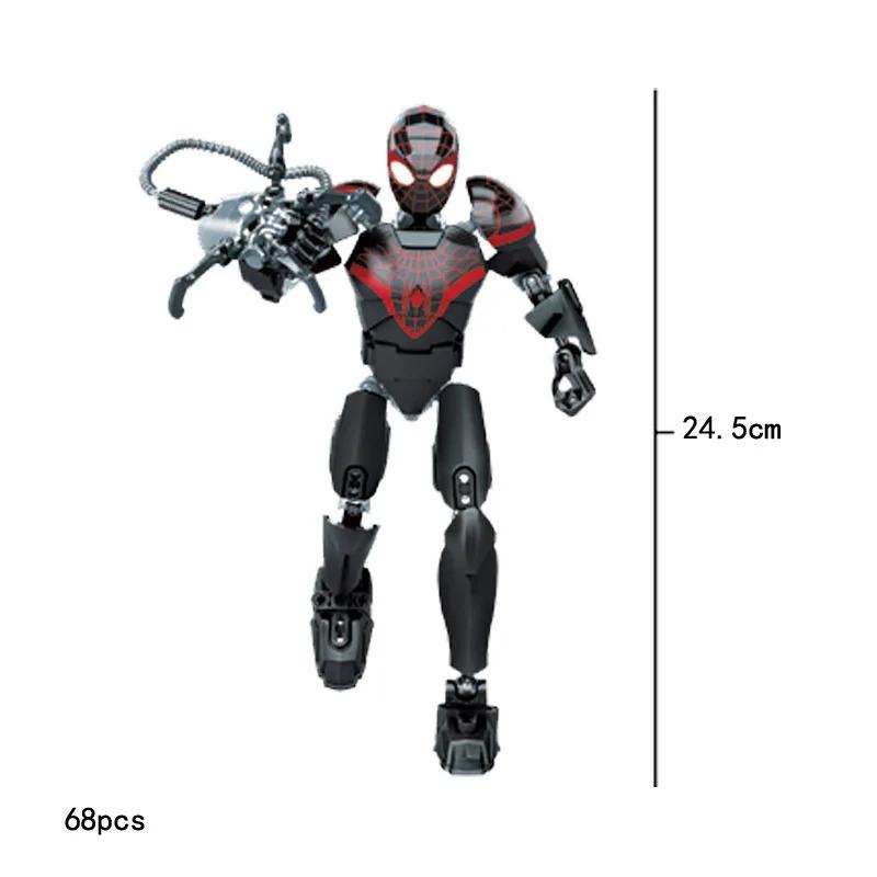 Lewan 2077 Steel Mech American Team Killer Assembled Building Blocks Boy Toy Gift Compatible with Lego