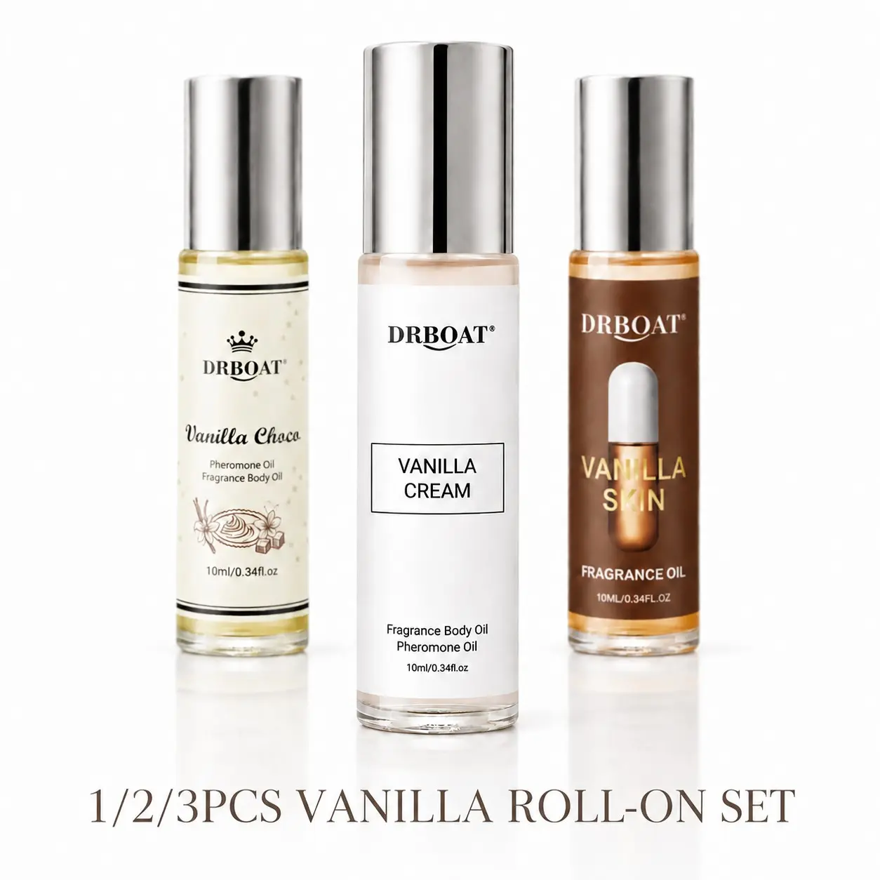10ml Vanilla Perfume Oil - Honey Cream/Vanilla Choco/Vanilla Skin Subtle Pheromone  Perfume Oil, Original Eau de Toilette, Fragrance Oil Traveling or Dating Bathroom Use.