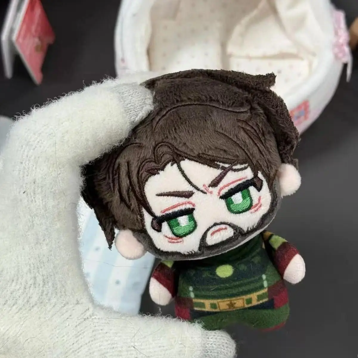 10cm Stuffed The Boys Homelander Plushie Toys Anime Soldier Peripherals Plush Dolls Backpack Decorative Pendant Xmas Gifts