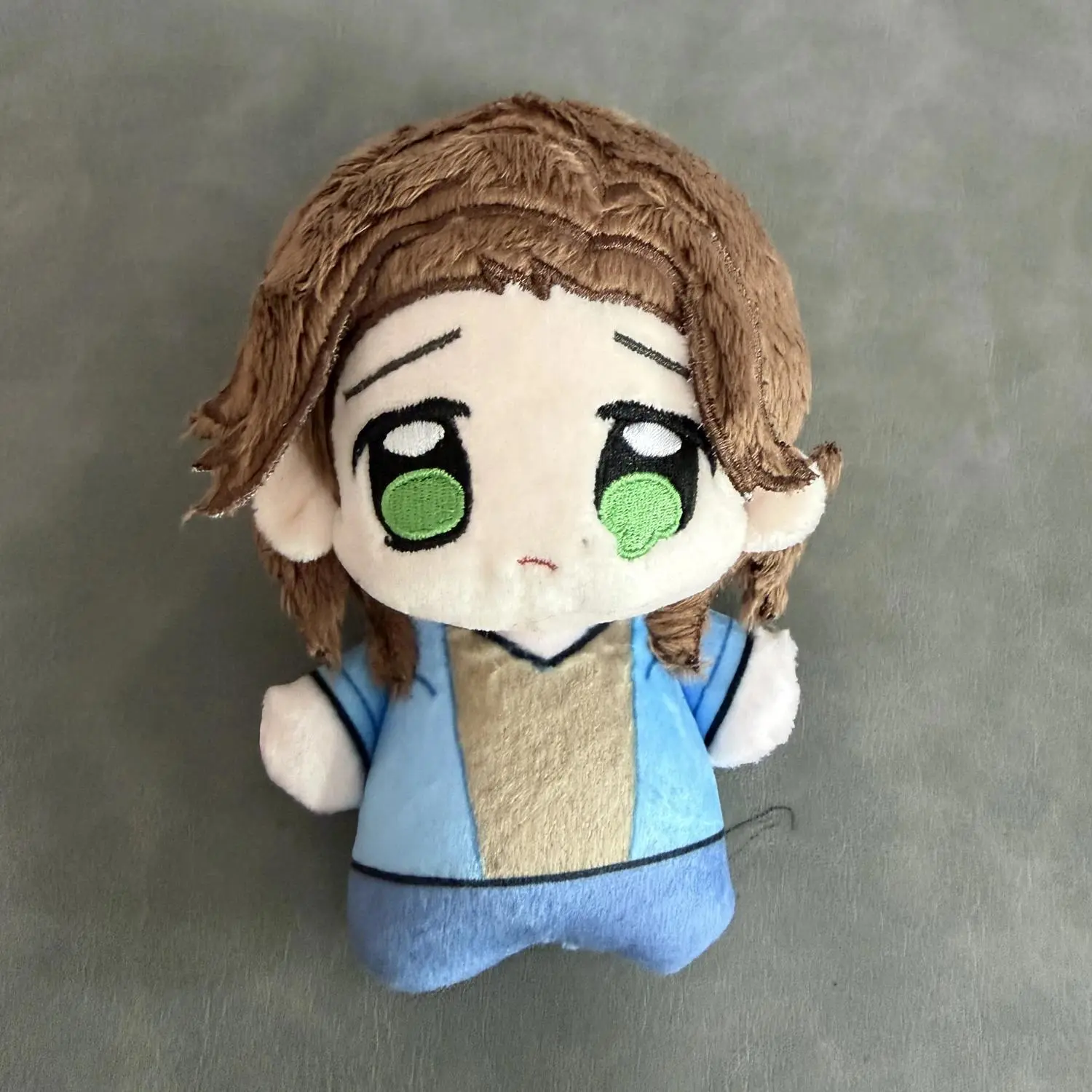 10cm Stuffed Castiel Angel Wing Plushie Toys Sam Dean Winchester Plush Dolls Backpack Pendants Keychain Birthday Xmas Gift