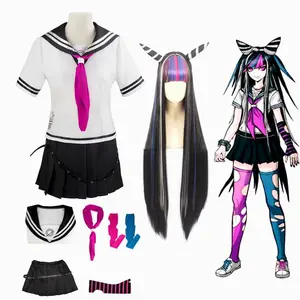 Ibuki Mioda Dress Uniform Cosplay Costume Anime Super Dangan Ronpa 2 Danganronpa