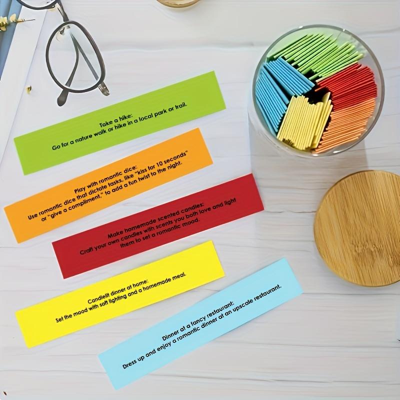 120 Date Ideas in a Jar, Color Coded Date Ideas, Budget-Friendly Date Jar, Perfect Gift for Weddings Anniversaries Bridal Showers Newlyweds, Unique Birthday Gifts, Themed Gift Box