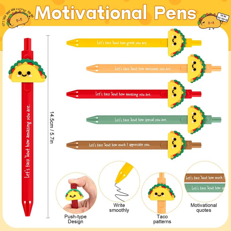 20 Sets Positive You Rock Gift with Ballpoint Pen Keychain Inspirational Card Easter Basket Stuffers for Easter Egg Hunt Easter Gift for Coworkers Teacher Student Team Staff Classroom Prize Supplies (7 Styles)