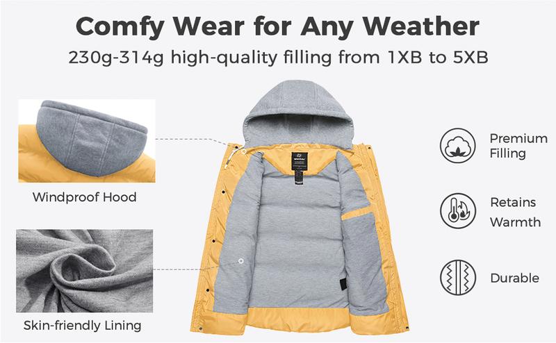Women's Plus Size Windproof Puffer Vest Quilted Winter Vest Thicken Jacket with Detachable Hood Womenswear Tops Comfort Hoodie  Lady Underwear Lady fall coat winter coat Outerwear Basic