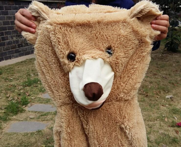 100cm-200cm America Giant Teddy Bear Plush Toys Soft Teddy Bear Skin Popular Birthday & Valentine's Gifts For Girls Kid's Toy