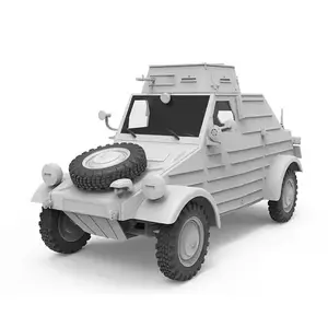 Meng Vs-017 1/35 Scale German Pkw.k1 Type 823 Military Vehicle Model Kit, Detailed Assembly Toy for Collectors & Hobbyists