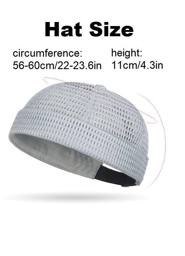 Summer New Large Grid Mesh Breathable Hat, Adjustable Hip Hop Unisex Cap, Stylish Personality Trucker Hat, Trendy Summer Accessory