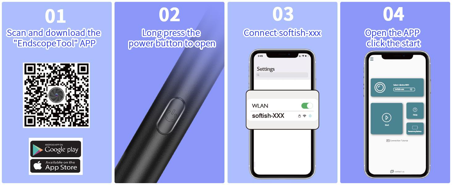 Ear Wax Removal Tool, VITCOCO Ear Cleaner with 1920P HD Camera, Earwax Remover with 8 Pcs Ear Set, with 6 LED Lights, for iPhone, iPad Mother's Day Gifts