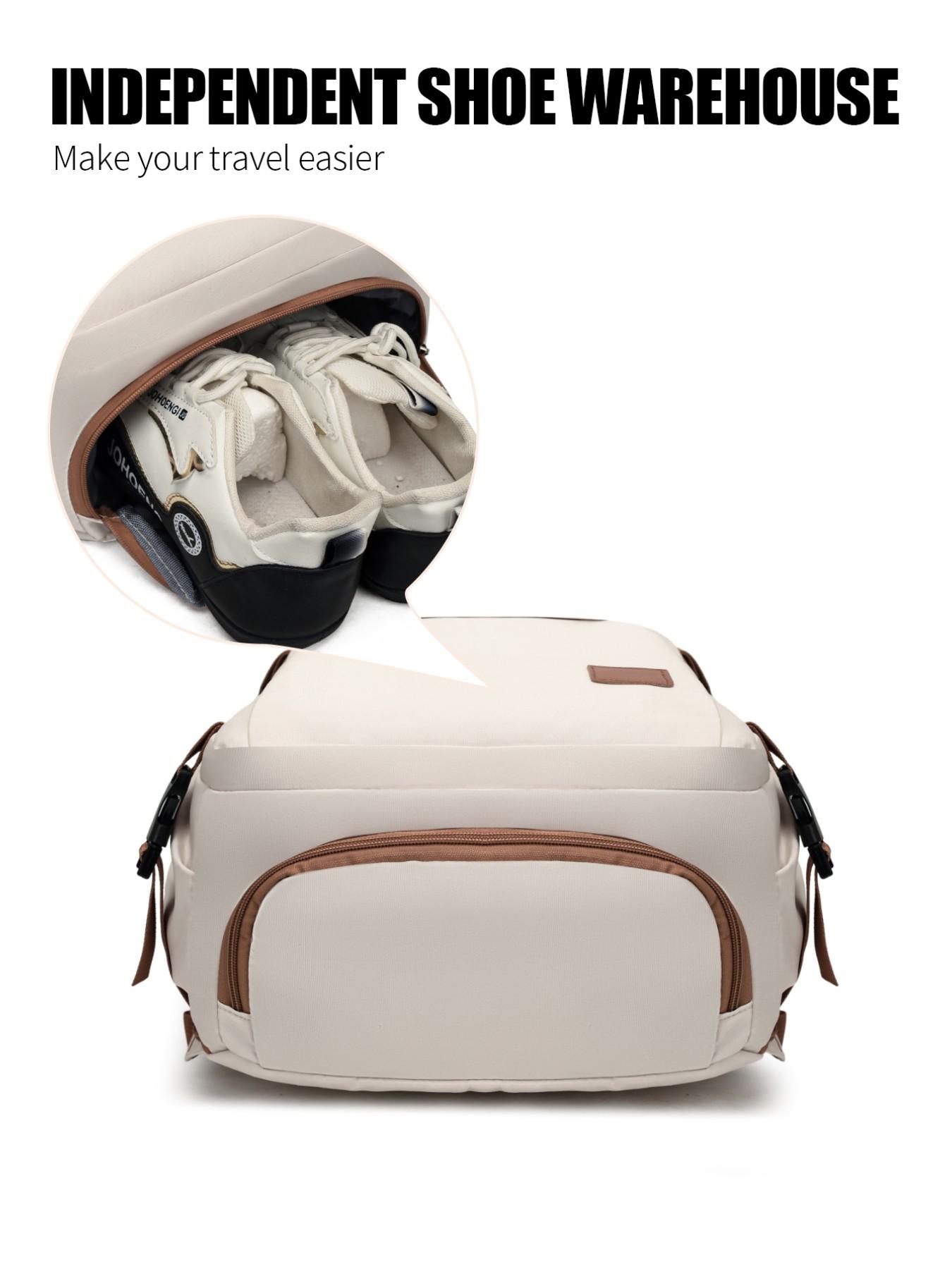 Large capacity, lightweight, Organized backpack, Casual travel backpack, multi-compartment and multi-pocket design, suitable for airline cabin bags, multi-functional travel backpack carried by hand or back, must-have for men and women for lug