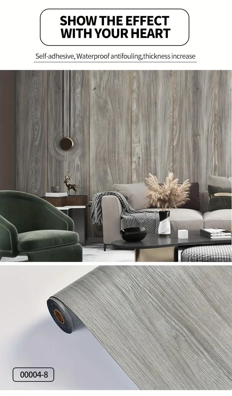 1/2 Roll Marble Design PVC Floor and Wall Tiles | Self-Adhesive Peel and Stick Floor, White/Grey/Black Marbleile Design, Wooden Floor, Peel and Stick Vinyl Flooring for Bathroom, Kitchen, Bedroom, Living Room - Home Decor Decorative Tiles