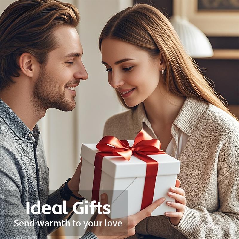 Rechargeable Hand Warmer 2-Piece Set, Magnetic Electric Heater, Three-Tier Temperature Control, Ultra-Wave Fast Heating, Smart Chip Safe Heating