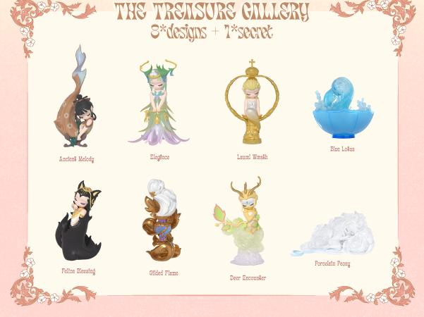 52TOYS Sleep The Treasure Gallery Series Candy Box Collectible Toy Kawaii Creative Gift Room Decor Desktop Decoration Dolls Kawaii Action Anime Figure Toys Gift