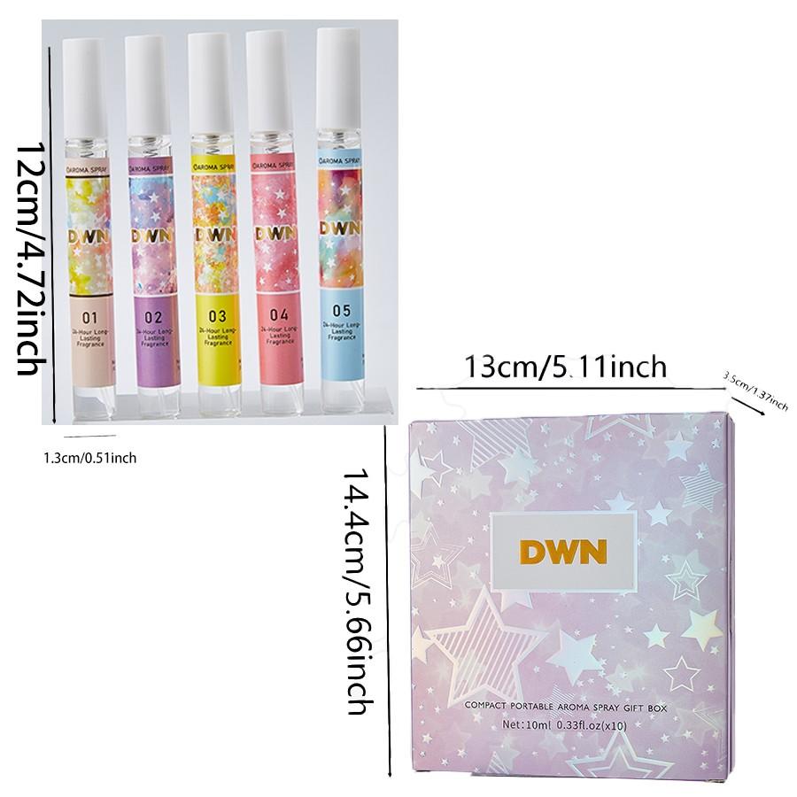 10ML*10 Brazilian Summer Luxury Perfume Spray, Long-Lasting Freshness, High-Quality Aromatherapy, Portable, Perfect Gift