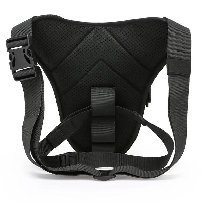 Bike Leg Bag Motorcycle Gear, Waterproof Reflective Bike Pack, Outdoor Sports Waist Bag, Unisex Crossbody Bag for Motorbike Travel