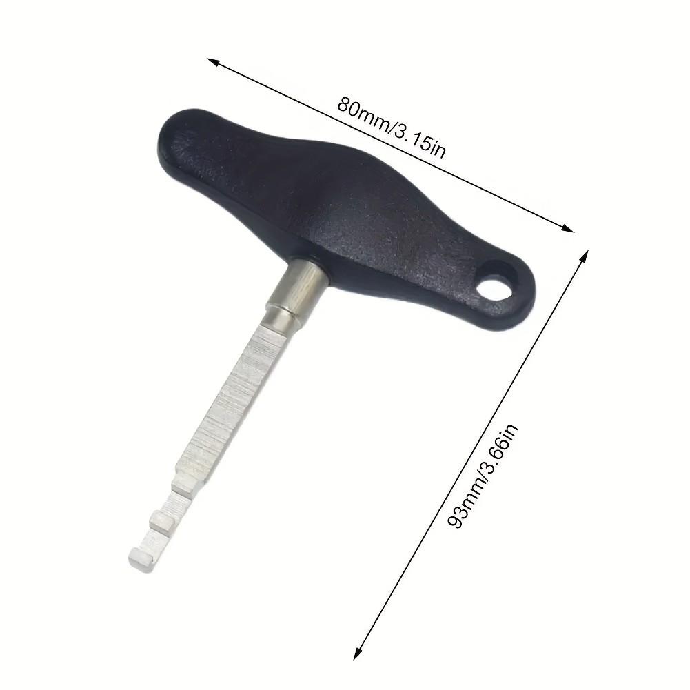 Portable T-Shape Terminal & Connector Removal Tool, Car Wire Harness Plug Extractor, Auto Sensor/fog Light Repair Accessory