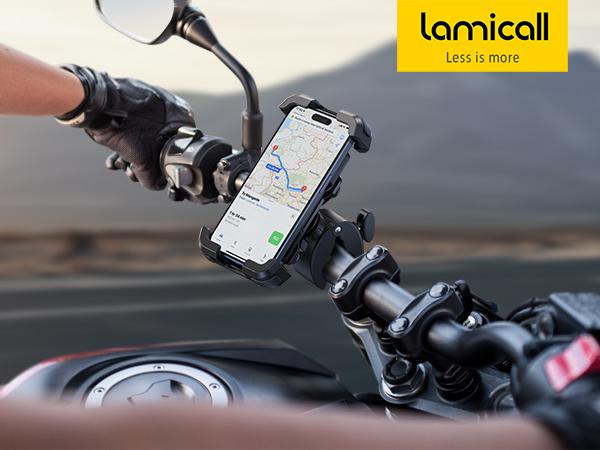 Lamicall Fall Riding Essential – Full-Cover Motorcycle Phone Mount, Dual Vibration Dampener, Anti-Shake 360°Protection,Fits 4.7-6.7" Phones like iPhone 15/14/13 Series #TikTokShopBlackFriday #TikTokShopCyberMonday