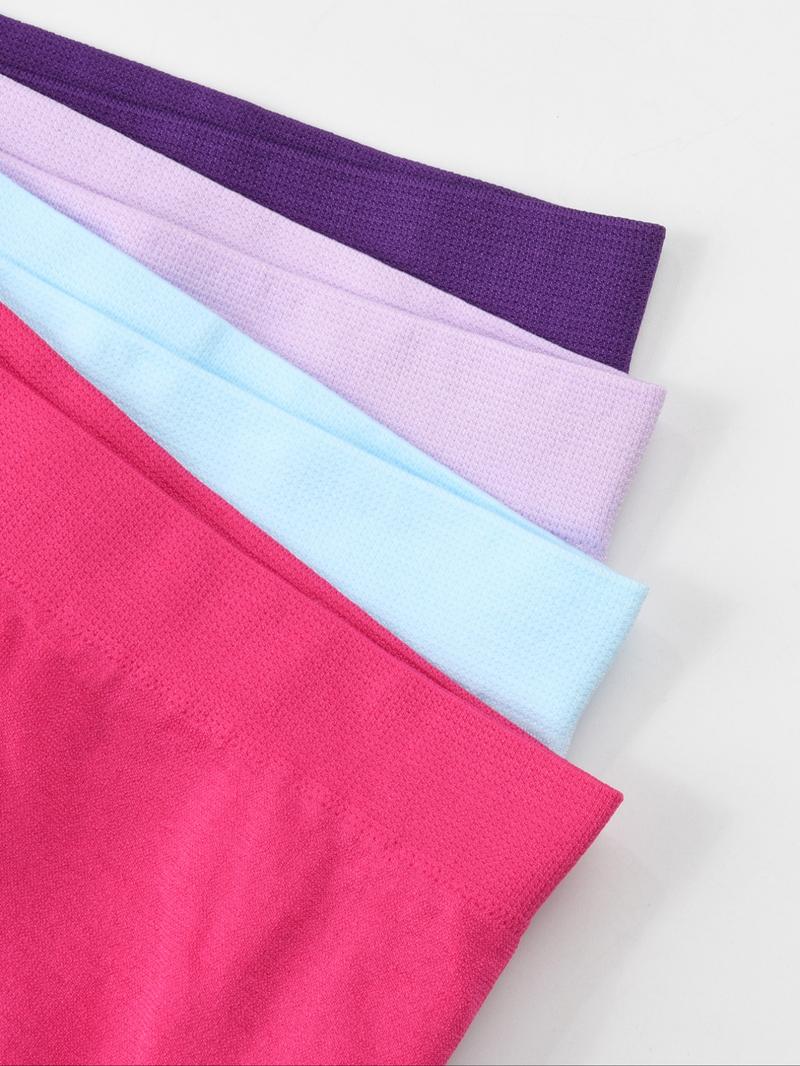 Women's Period Underwear Pack, Breathable Water Absorbent Leak-Proof High Elastic Seamless Mid-Waist Triangle Panties for All Seasons