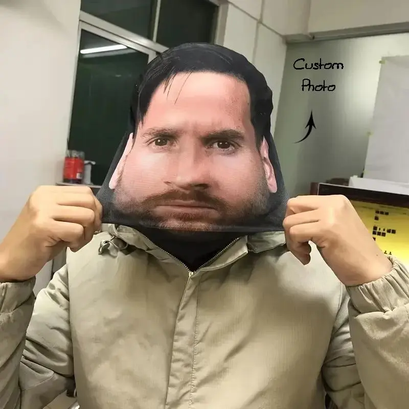 1pc Customized Photo Funny Headgear, Role-Playing Accessories, Party/Festival/Halloween Mask Decoration (Upload Facial Photo)