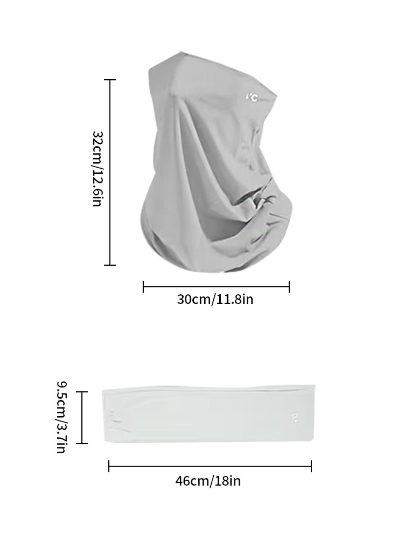 Double-Layer Cooling Face Cover & Arm Sleeves Set,Breathable Windproof Balaclava, Soft Quick-Dry UVProtection Gear for Cycling, Running, Hiking, Skiing &Motorcycle Riding