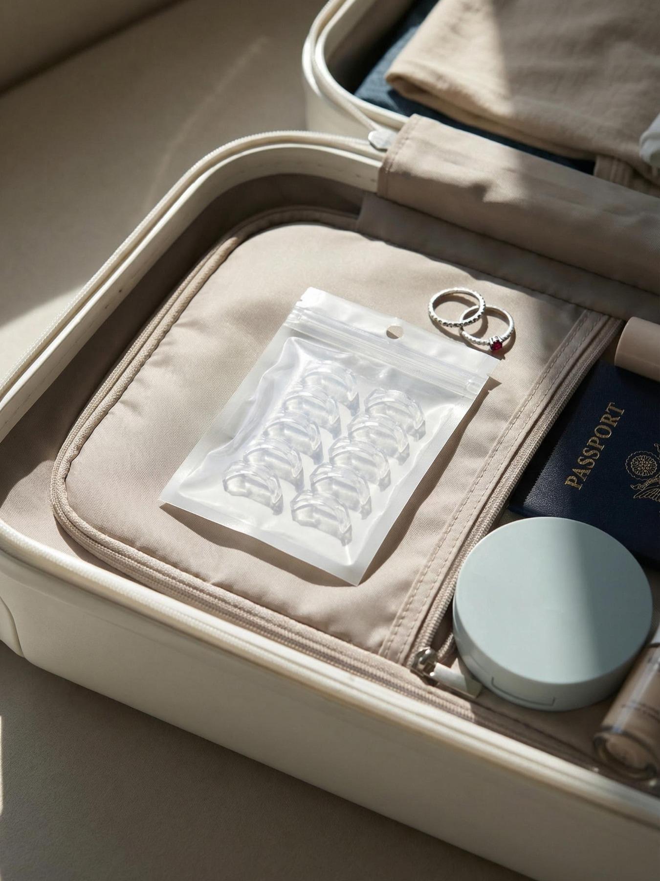 20 Piece Ring Sizing Adjuster Set, Invisible Ring Protector for Men and Women, Includes Polishing Cloth, Anti-Slip Ring Sleeve, Wedding Band Adapter