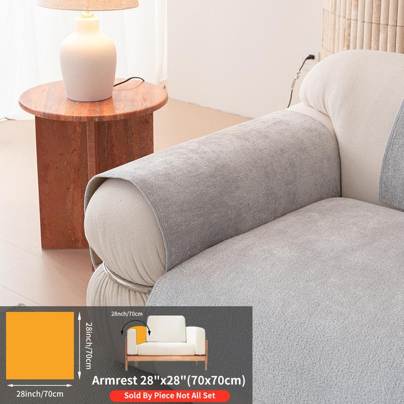 Anti-Slip Durable Sofa Cushion, Washable Pet Protection Cover, Soft Sofa Protector, Dustproof for Living Room and Office, Easy to Clean Cat Scratch Resistant