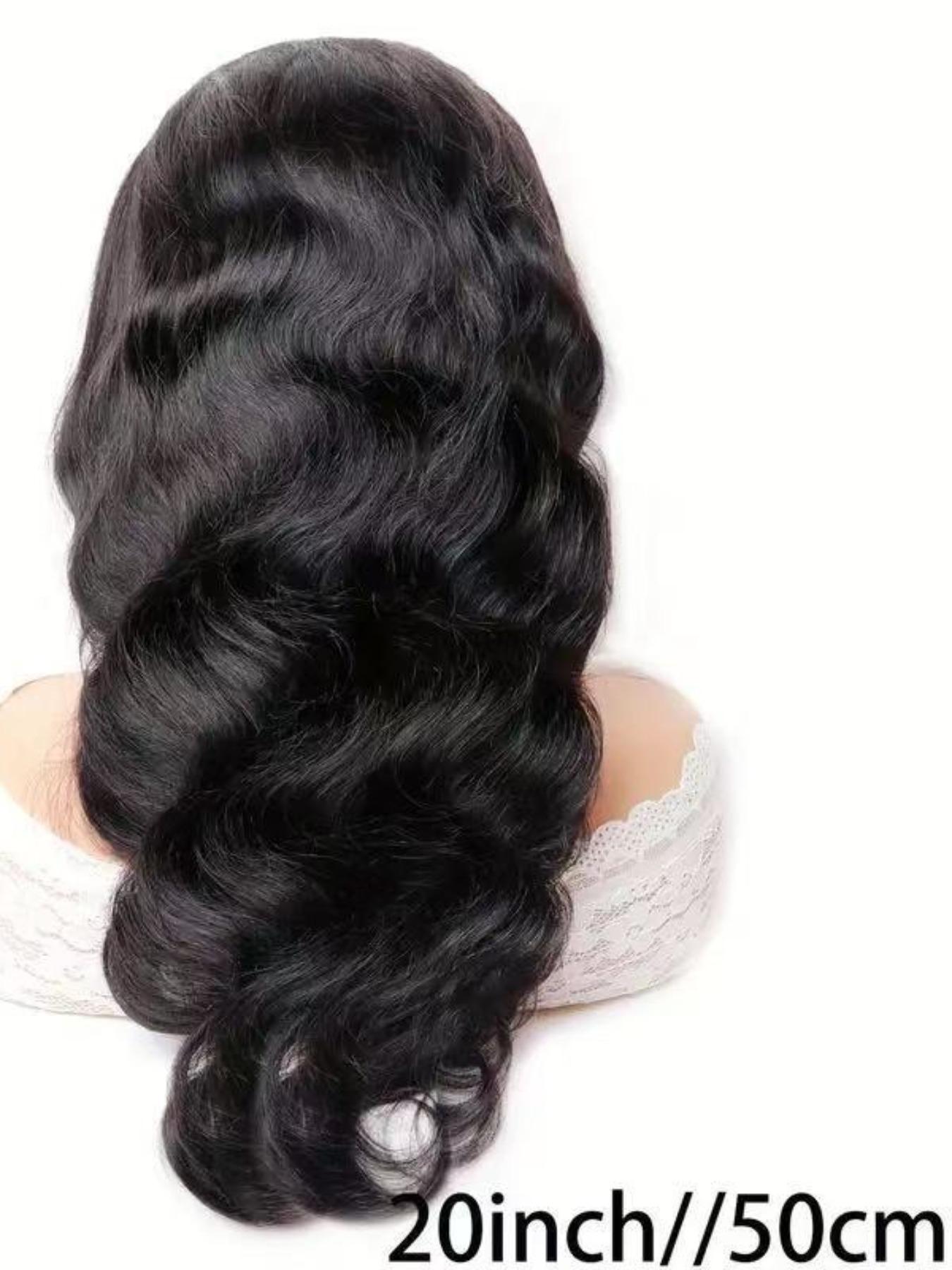 Headband Wig Human Hair Body Wave Headband Wigs for Black Women Brazilian Virgin Hair Glueless None Lace Front Half Wigs Human Hair Wear and Go Headband Wigs 180% Density