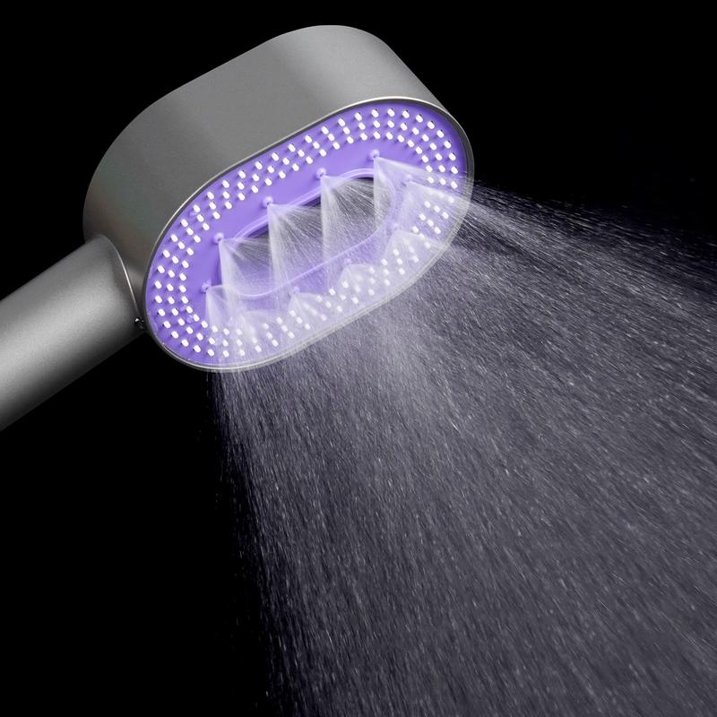 Hibbent Filtered Shower Head with Handheld, High Pressure Water Flow and Multiple Spray Modes Shower Head with Filter,20 Stage Showerhead Filter,Water Softener Filters Beads for Hard Water -Remove Chlorine