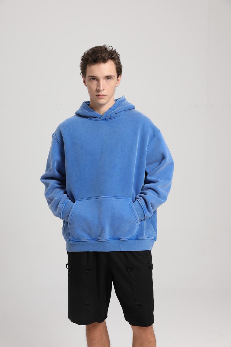 FAIABLE FADE CRAFT Unisex Casual Oversized Acid Wash tops Hoodie Pullover - Athletic & Warm, Long Sleeve Relaxed Fit Sweatshirt in Soft Material - Perfect for Men's & Women's Leisure Sweaters, Pair with Leggings Womenswear Basic