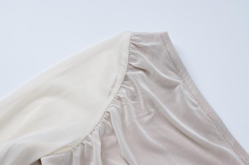 Women's Striped Ruched Asymmetrical Neck Bodycon Dress, Elegant Long Sleeve Dress for Parties, Clubs and Dates, Women's Clothing for Spring & Fall, Womenswear