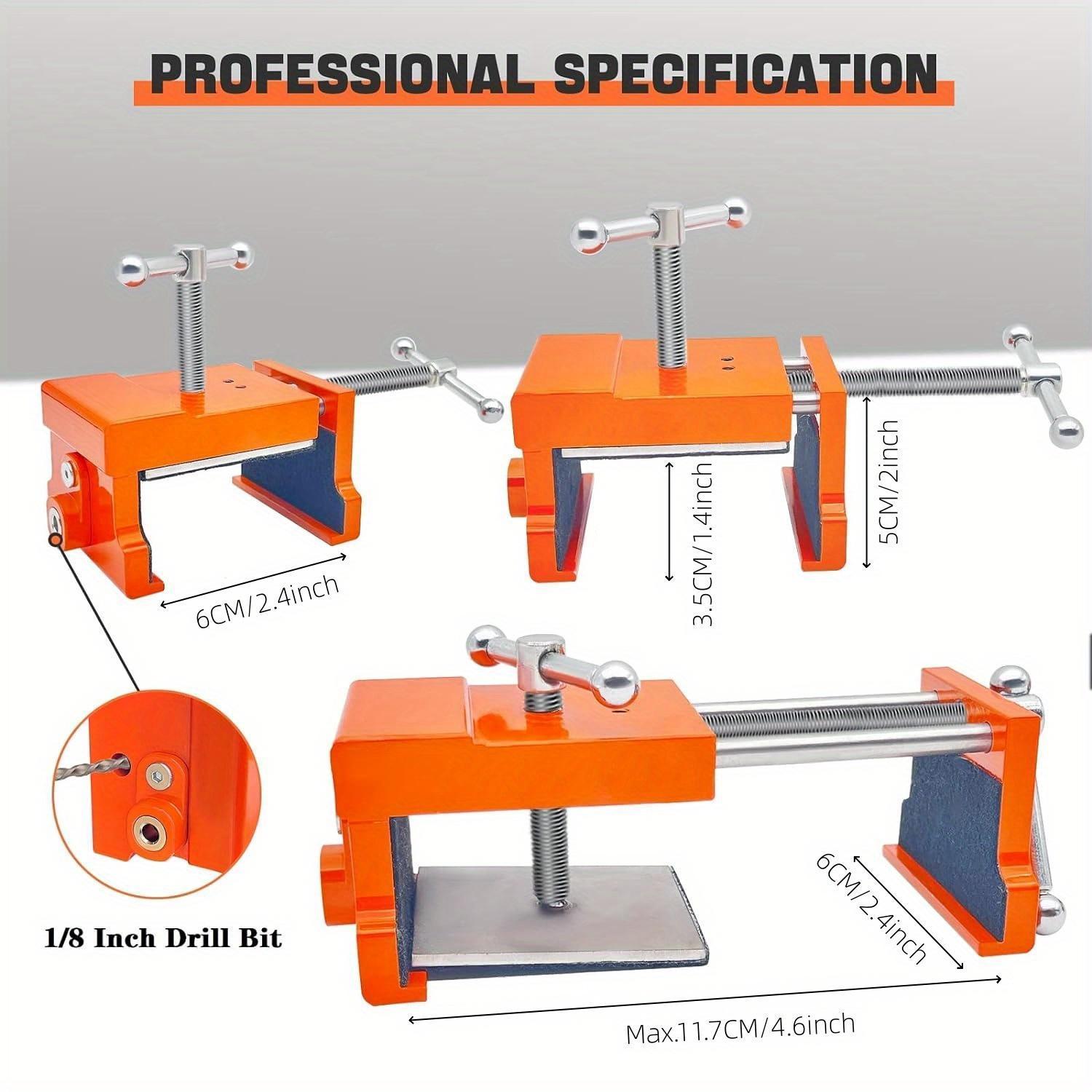 MOVATEK 2/1-Pack   Heavy Duty   Cabinet Clamps, Cabinet Claw, Face Frame Clamps for Installing Cabinets, 440 lbs Load Limited