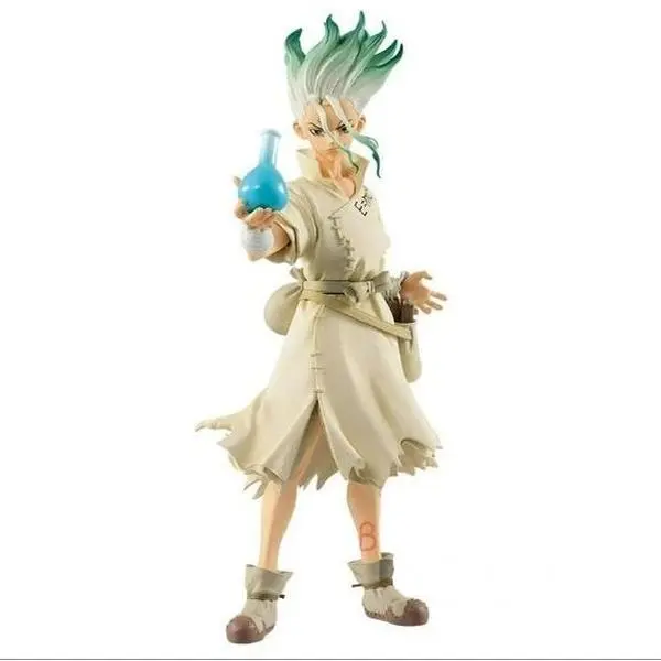 Dr.STONE Senku Ishigami Figure - Science Kingdom PVC Collectible Model Toy, Boxed Prize Figure for Anime Fans & Desktop Display