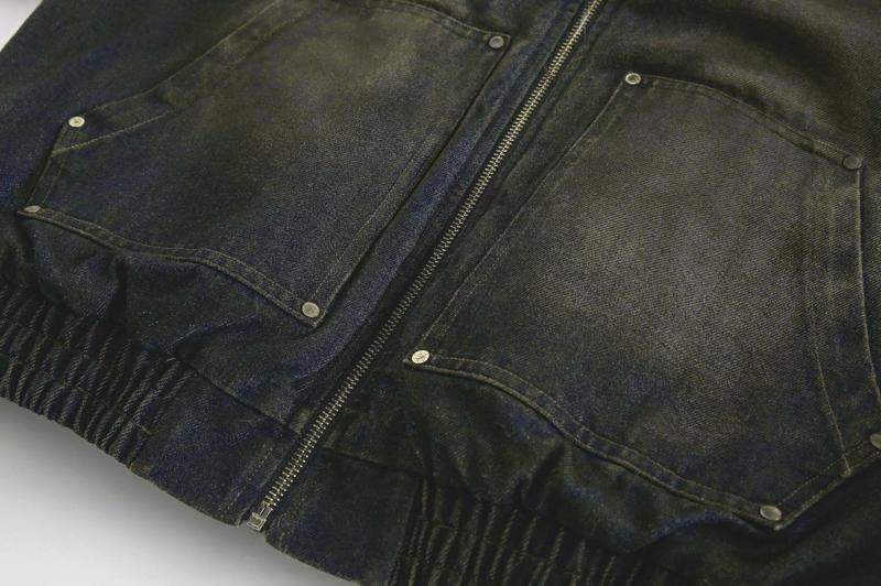 Men's Fashion Boxy Short Flight Jacket with Hood, Zipper Design, Colorblocked, Anti-Pilling Casual Winter Coat by INFLATION Men's Fashion Boxy Short Flight Jacket with Hood, Zipper Design, Colorblocked, Anti-Pilling Casual Winter Coat by INFLATION