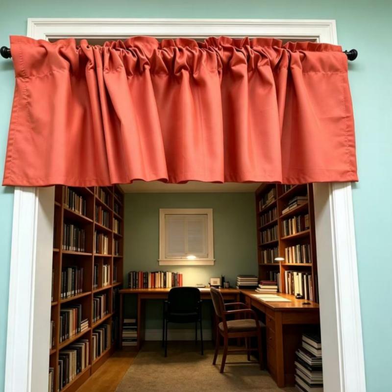 High-Quality Short Curtain, Rod Pocket Design, Minimalist Home Decor Essential, Perfect for Small Spaces, Three Colors Available, 1 Panel