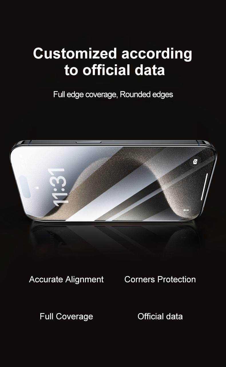 FUNCAT Global [3PCS] Screen Protector Cabin; For iphone 16/15/14/13/12 Dust Free, Bubble Free, Precise Fit, [3pcs +A Reusable Cabin) (High Definition/Privacy)