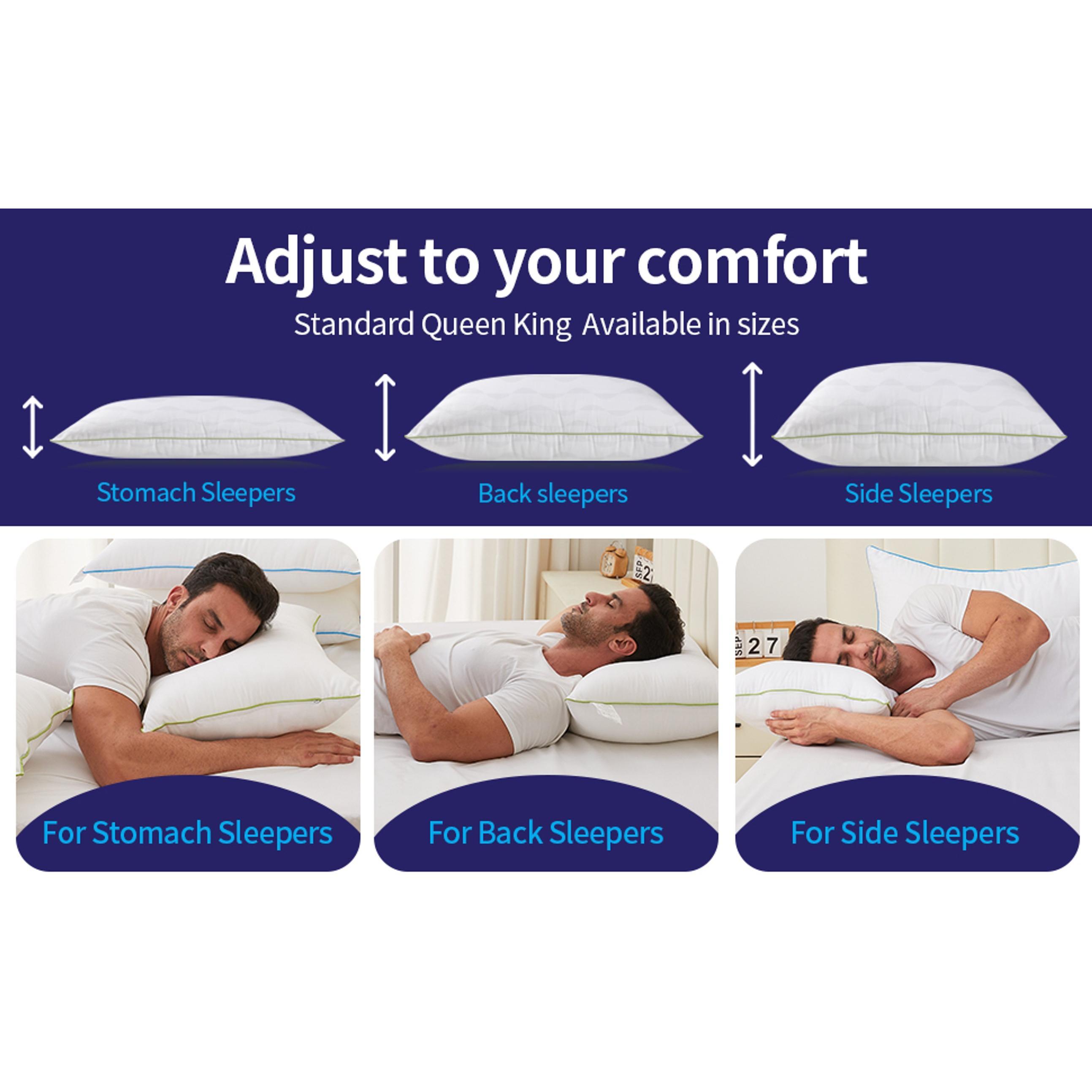 Bed Pillows King Size Set of 2,for Sleeping, Adjustable King Pillows 2 Pack with Zipper, Cooling Hotel Quality with Premium Soft Down Alternative Fill Bed Pillows King Size Set of 2,for Sleeping, Adjustable King Pillows 2 Pack with Zipper, Cooling Hotel Quality with Premium Soft Down Alternative Fill