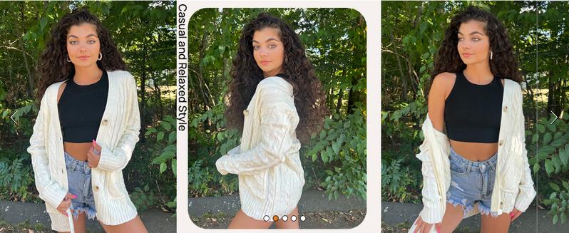 MEROKEETY Women's 2025 Fall Cable Knit Cardigan Sweater Chunky Button Up Open Front Long Sleeve Outwear Coat