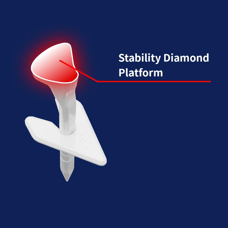 Ask Echo Golf Professional Golf Mark Tee 10pcs/Box