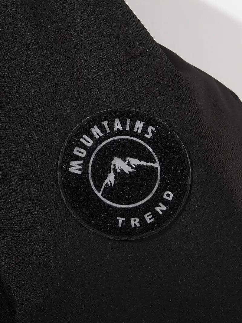 Men's casual loose version of warm jacket, fashion hooded long coat, autumn and winter warm and thick parka, men jackets for winter