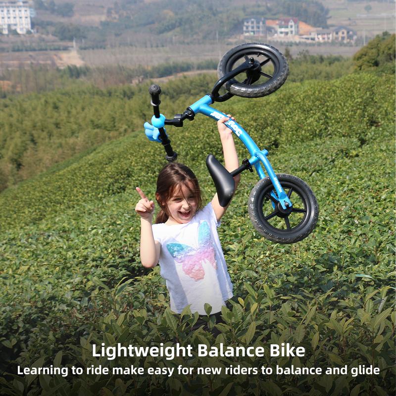 JOYSTAR kids gift 12 Inch Balance Bike for 18months, 2-5 Years Old Boys Girls Lightweight Toddler Bike Adjustable Handlebar Seat boy girl