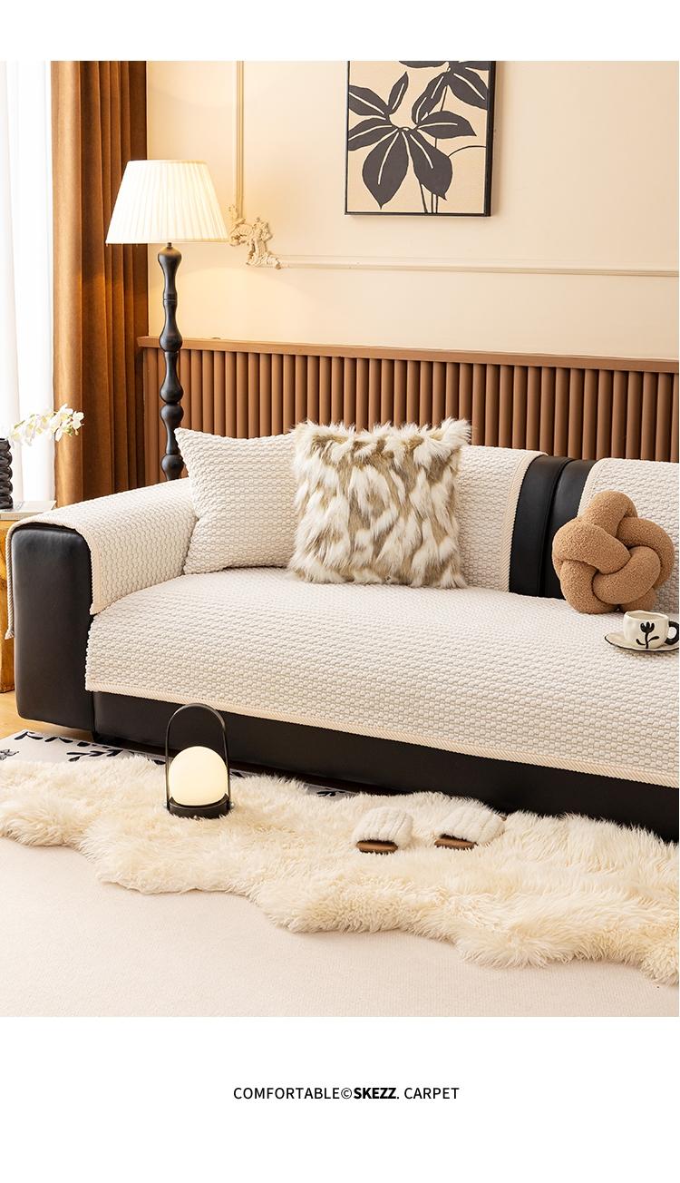 Vintage American Farmhouse Thick Plush Sofa Cushion, Multi Colors & Sizes Pet-Friendly & Scratch-Resistant | for Fall & Winter Stain-Proof, Machine Washable Sofa Couch Covers Home Decor Essential for Living Room, Bedroom, Dining & Office