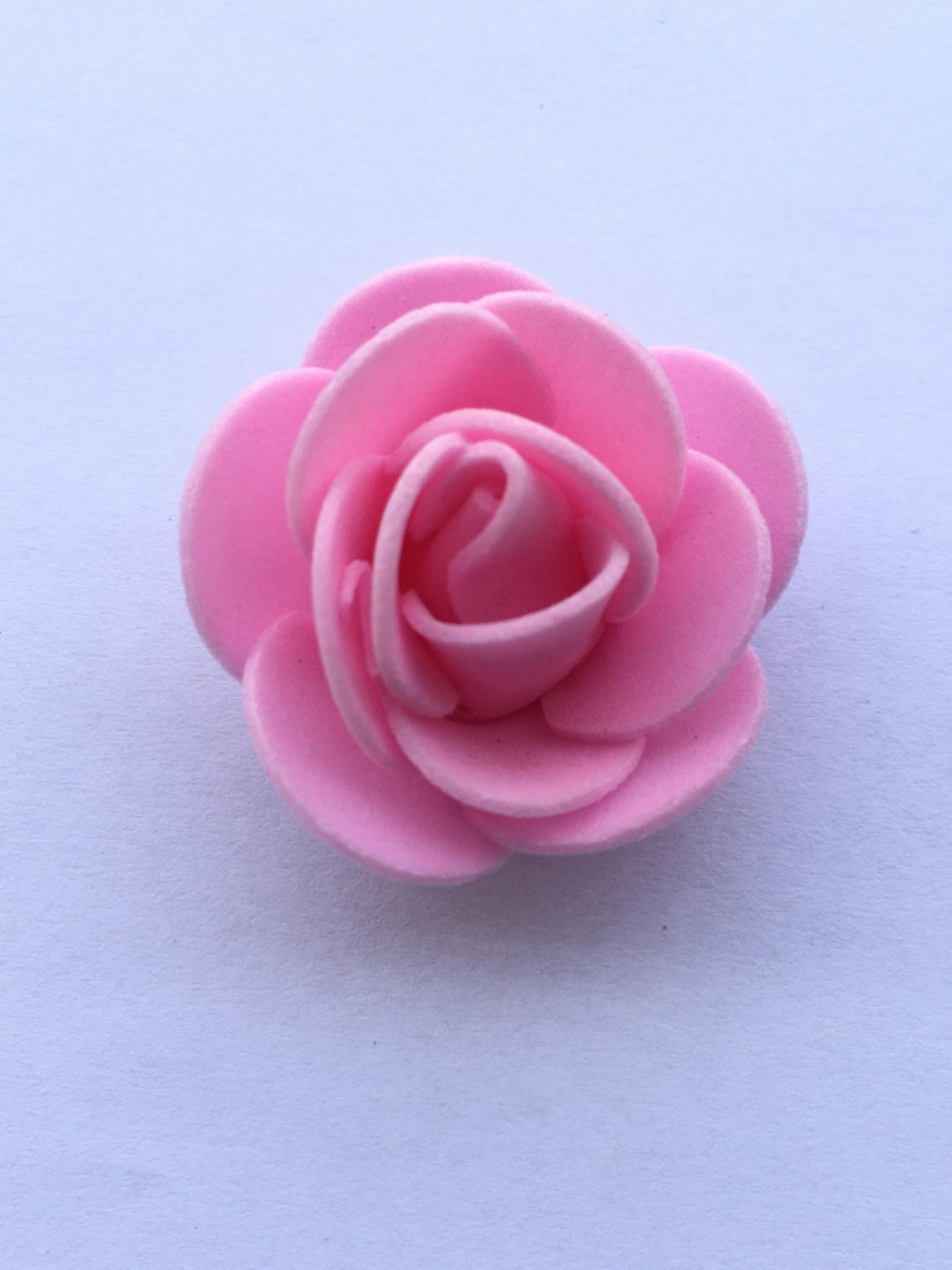 300pcs Foam Flowers, Realistic Rose DIY Bear Craft Supplies, Pe Foam Flower Heads, Ideal for Crafts and Decorations