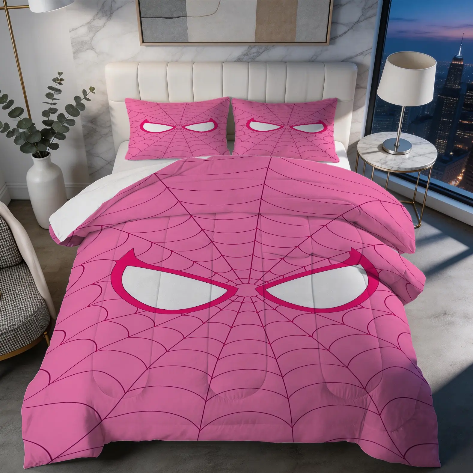 Eye Pattern Comforter Set, Soft And Comfortable Bedding Set, Including 1 Comforter And 1 Or 2 Pillowcases Without Pillow Insert, Suitable For Bedroom, Dormitory, Guest Room Decoration Supplies For Teenagers And Adults