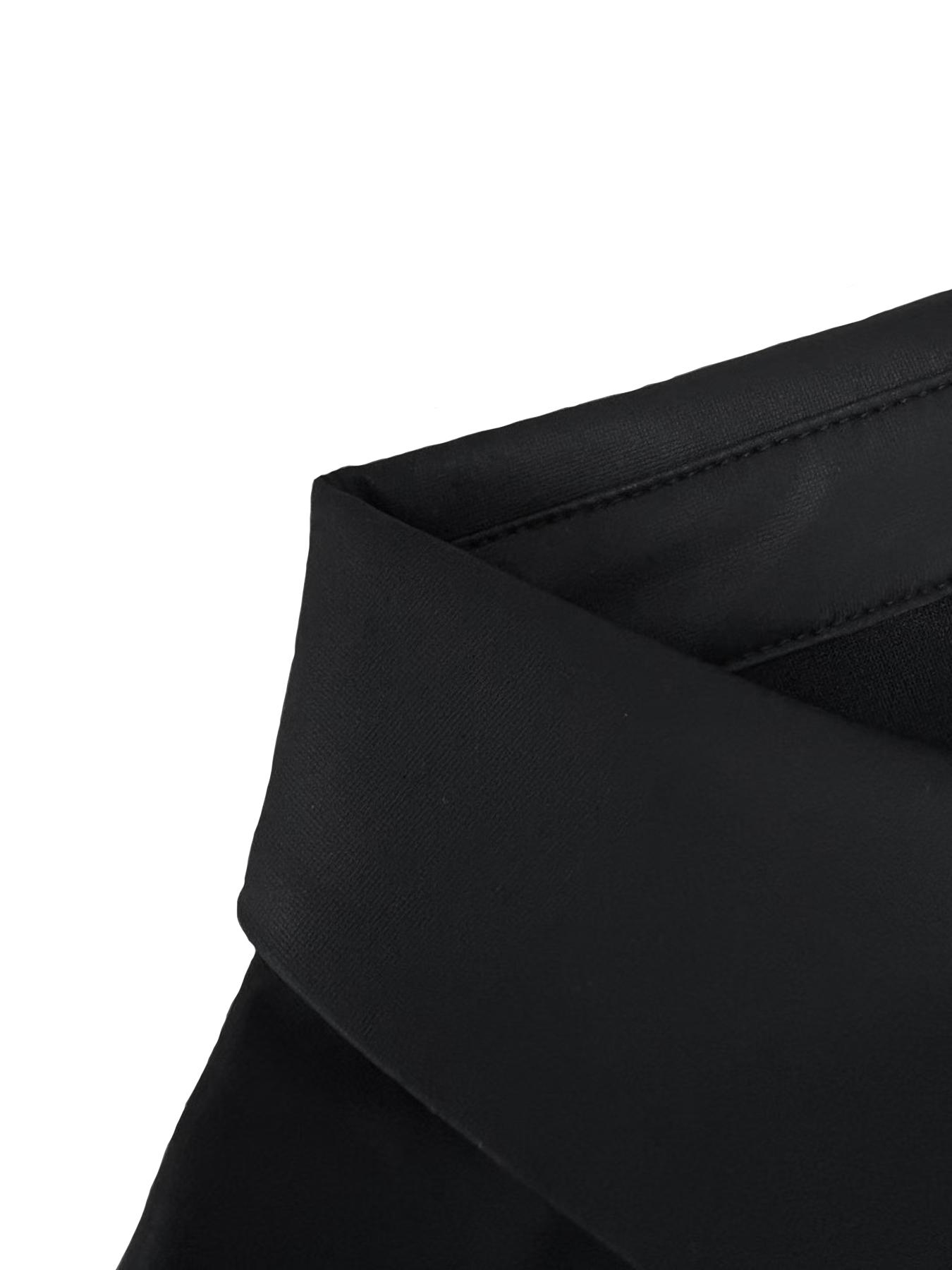 New Women's Slim Fit Long Sleeve Shirt, Sexy Woven Fabric, Tight-Fitting Short Top for Spring & Fall Fashion