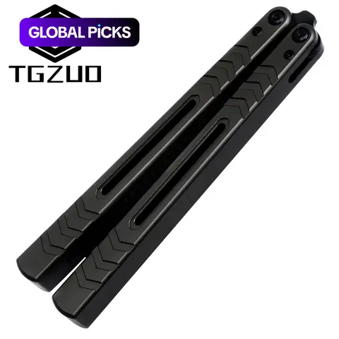 1PC Butterfly Trainer Aluminum Handle, Bottle Opener, Flip Tool Hand Spinning Skill Toy for Beginners, High-Quality EDC Tool #GLOBAL PICKS