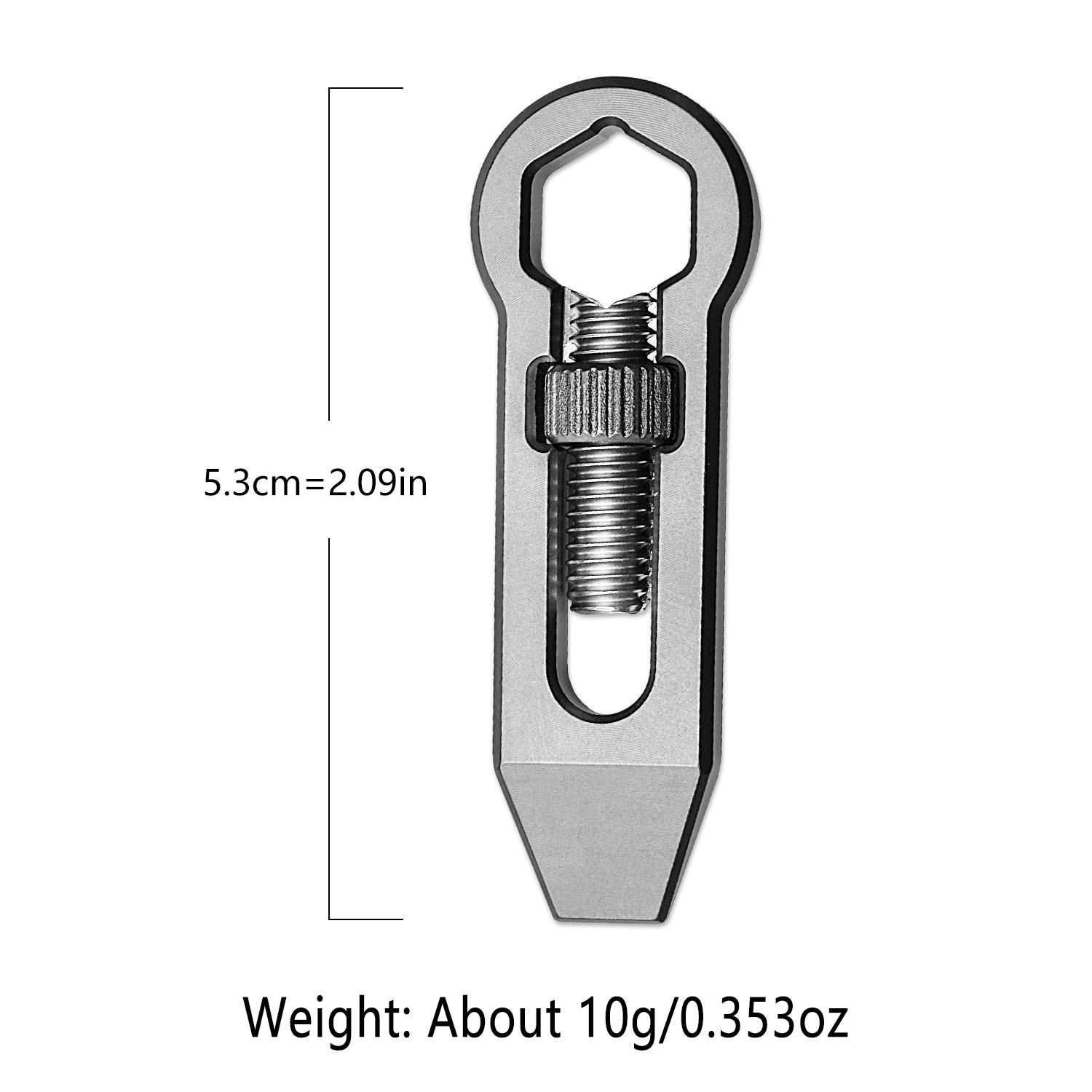 Mini Edc Tool Titanium Alloy Material, Compact Multitool for Everyday Carry, Durable and Lightweight Pocket Knife Accessory