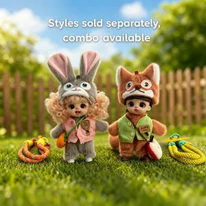 Cartoon Character Plush Doll Keychain Phone Charm Bag Car Ornament Cute Gift Multiple Styles Available