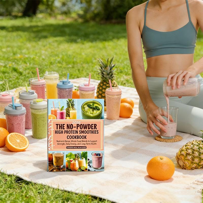 The No-Powder High Protein Smoothies Cookbook 2026: Nutrient-Dense, Whole-Food Blends to Support Strength, Daily Energy, and Long-Term Health