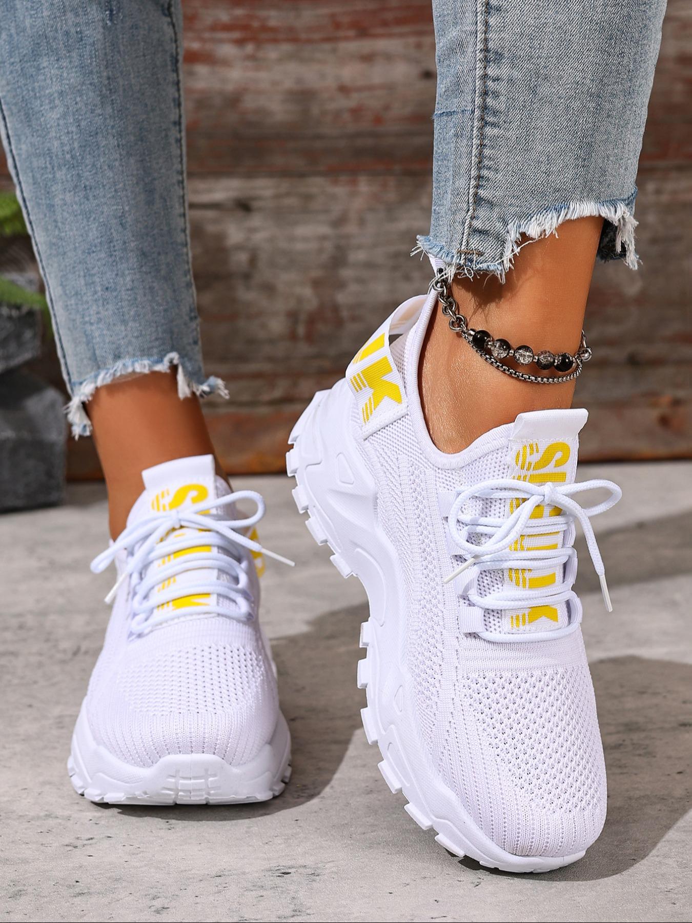 Women's Casual Sport Shoes Fitness Walking Daily Wear Spring Lightweight Low Top Soft Lining Women's Road Running Shoes