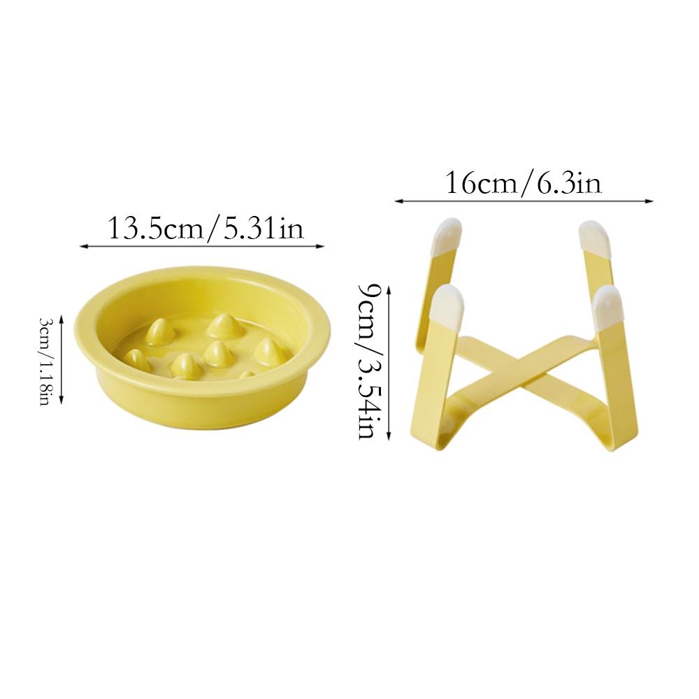 Slow Feed Ceramic Dog Pet Slow Feeder, Cervical Spine Protection, Anti-Choking Cat Bowl, Dog Food Bowl, Cat Food Bowl, Elevated Slow Feeder, Slow Feeder Bowls